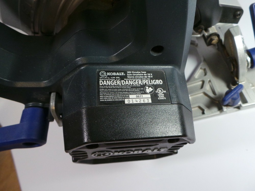 Kobalt 18v Circular Saw K18lc-16a Bare Tool Only