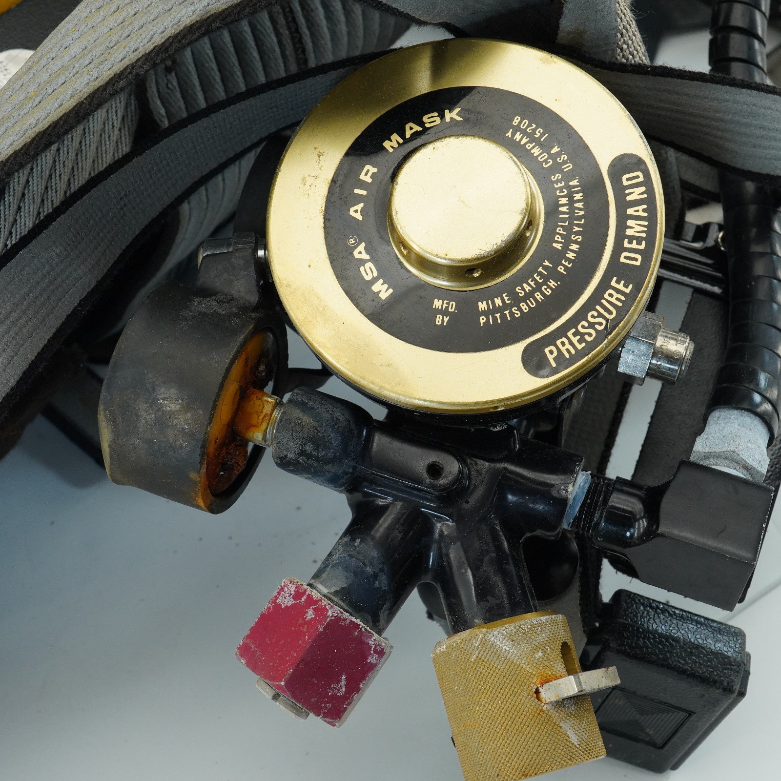 MSA Ultralight II Tank Harness Air Mask SCBA AS IS AS FOUND