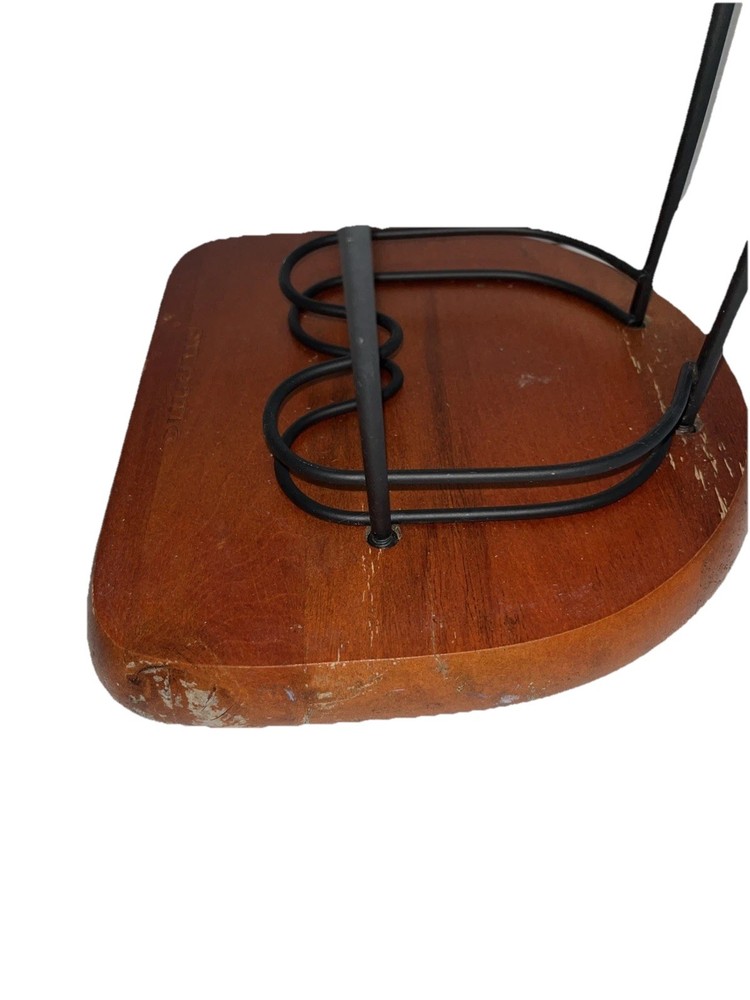 Atlantic CD Rack Wood Base Metal Rack