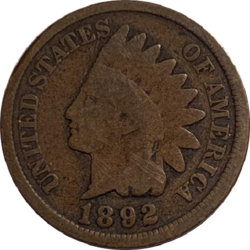 1892 Indian Head Cent - Good - As Shown (380)