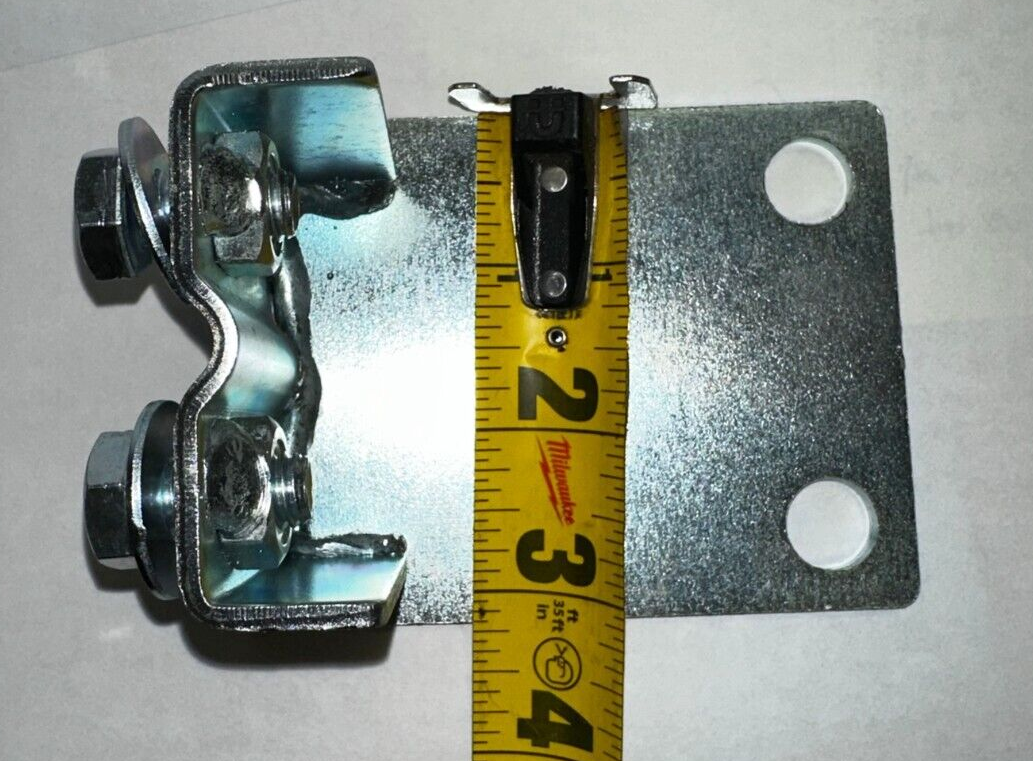 (24) Pallet Racking Universal Foot Plates for Upright; Nuts, Bolts, Washer added