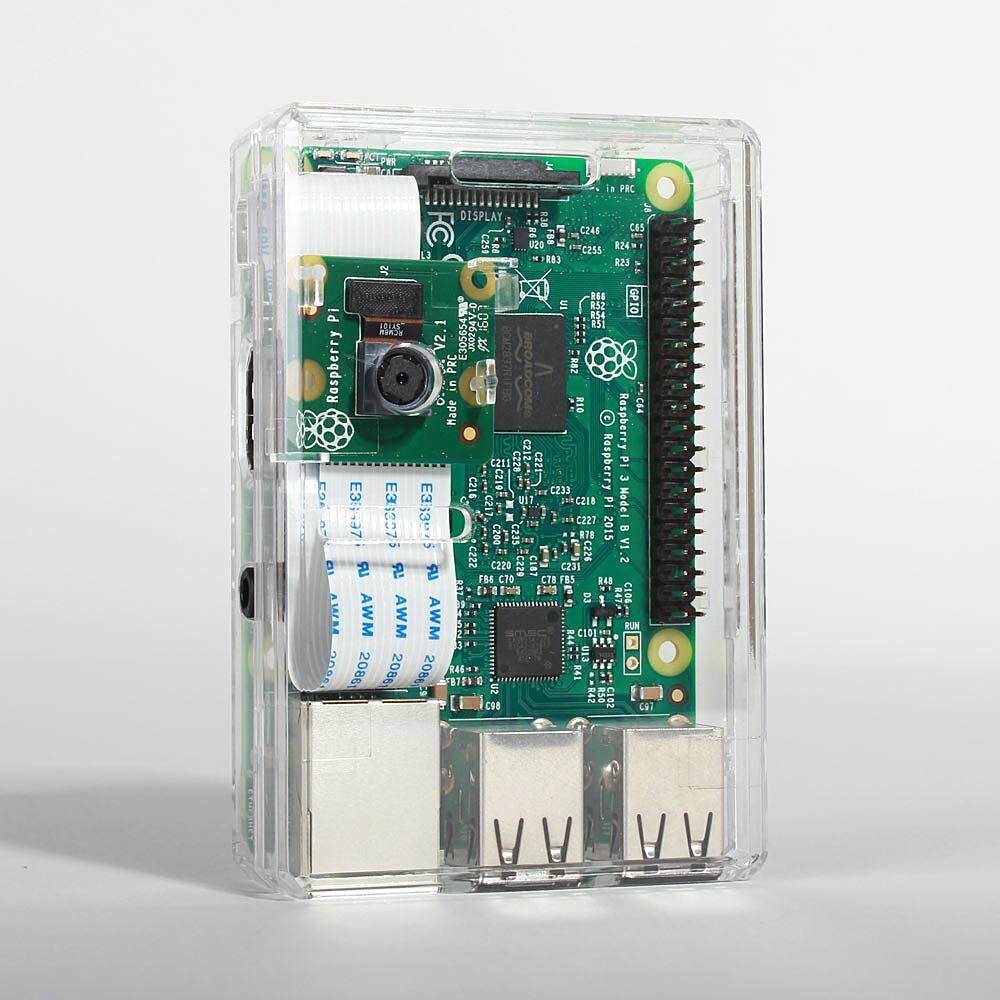 Clear Enclosure For Raspberry Pi 3, 2 and B+