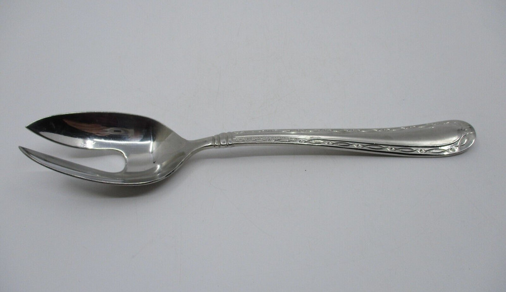ONEIDA STAINLESS MERLOT PIERCED SERVING SPOON - 9"  03G