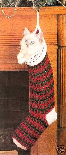 VIBRANT Christmas Stocking/Crochet Pattern