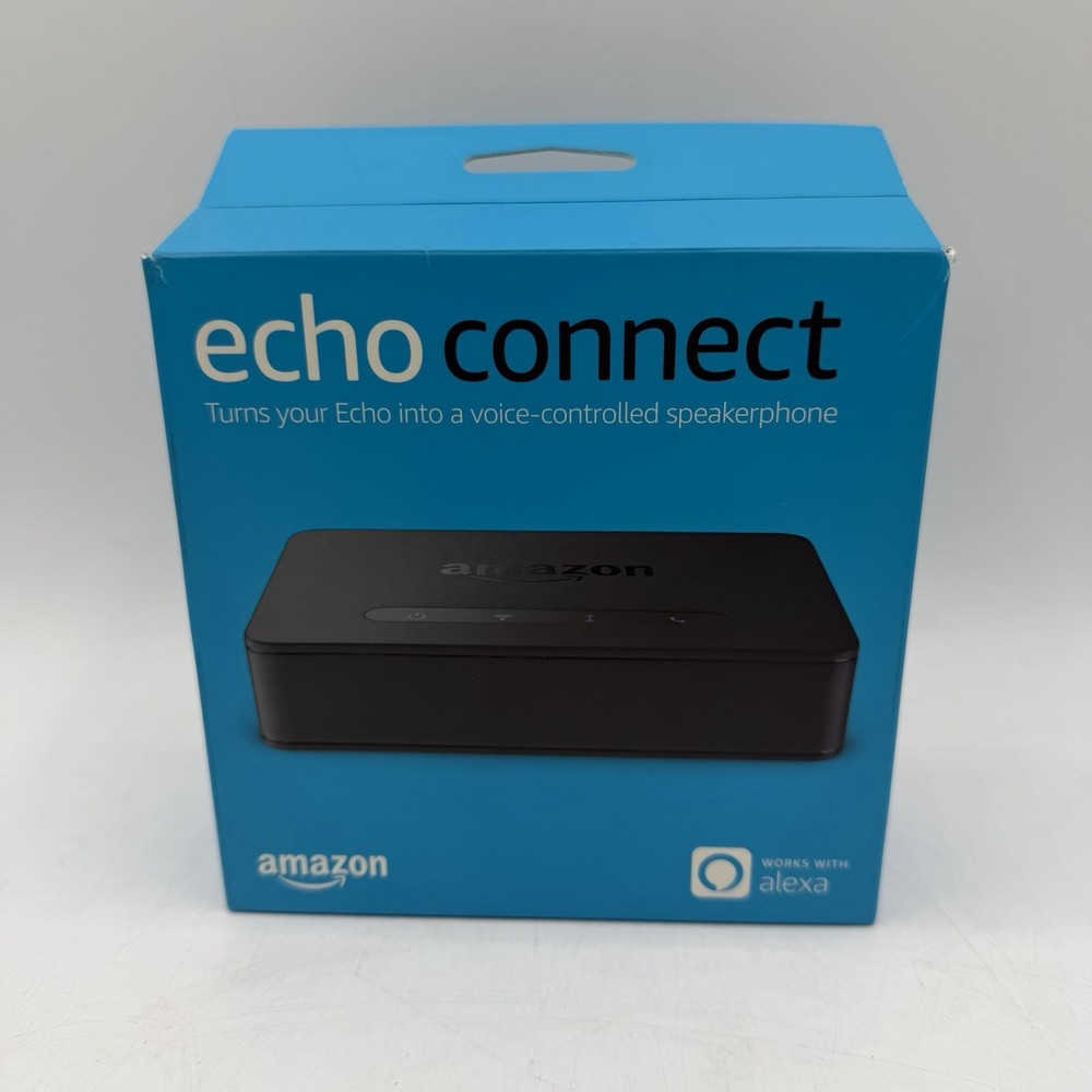 Amazon Echo Connect Speakerphone Adapter – Open Box/New - Alexa Compatible