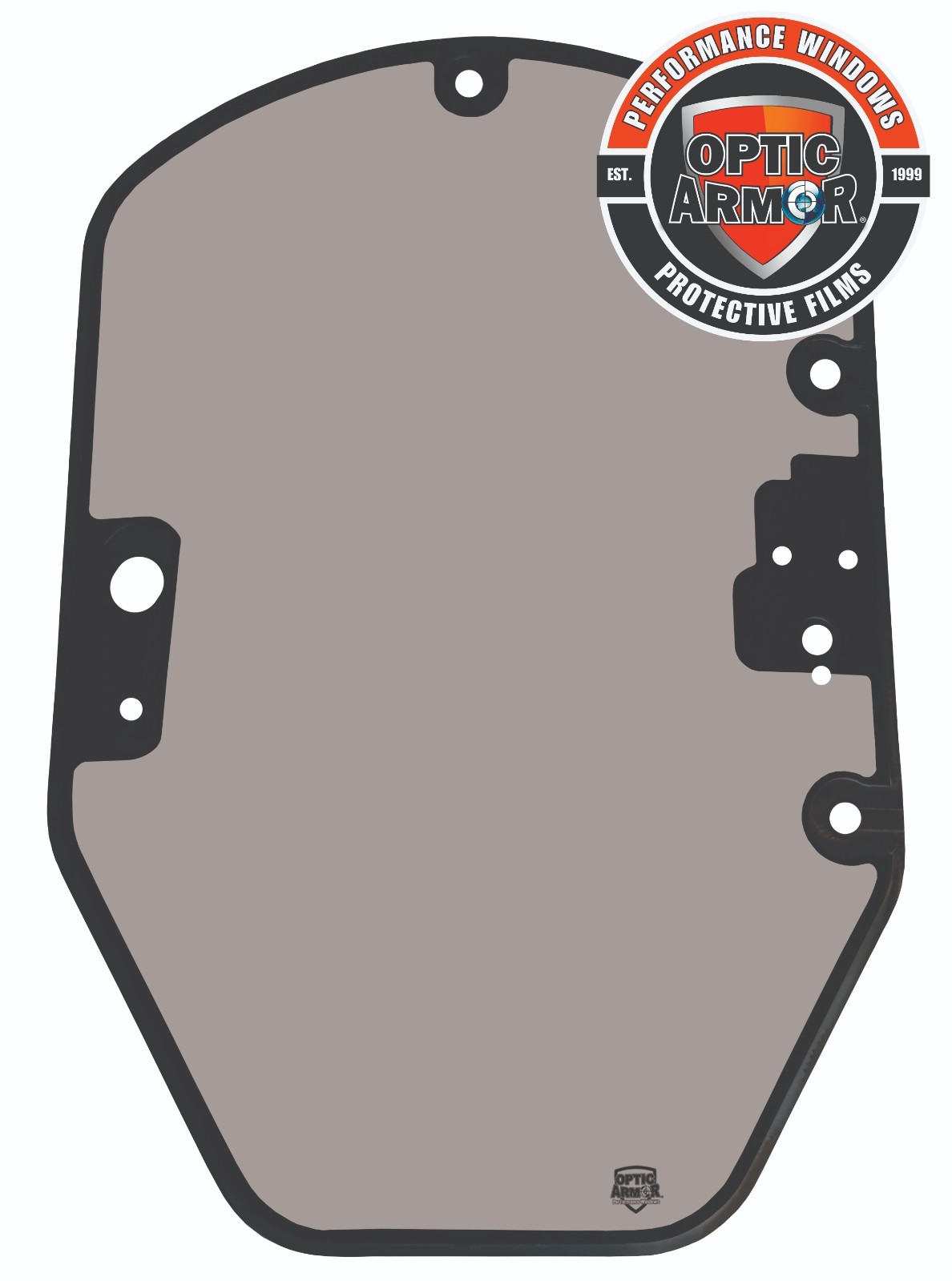 JOHN DEERE G SERIES CAB DOOR T344818 1/2" TINTED OPTIC ARMOR 324 325 330 331 333