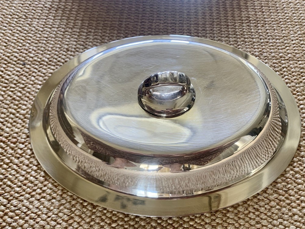 Vintage Sheffield Silverplate Apollo Covered Dish
