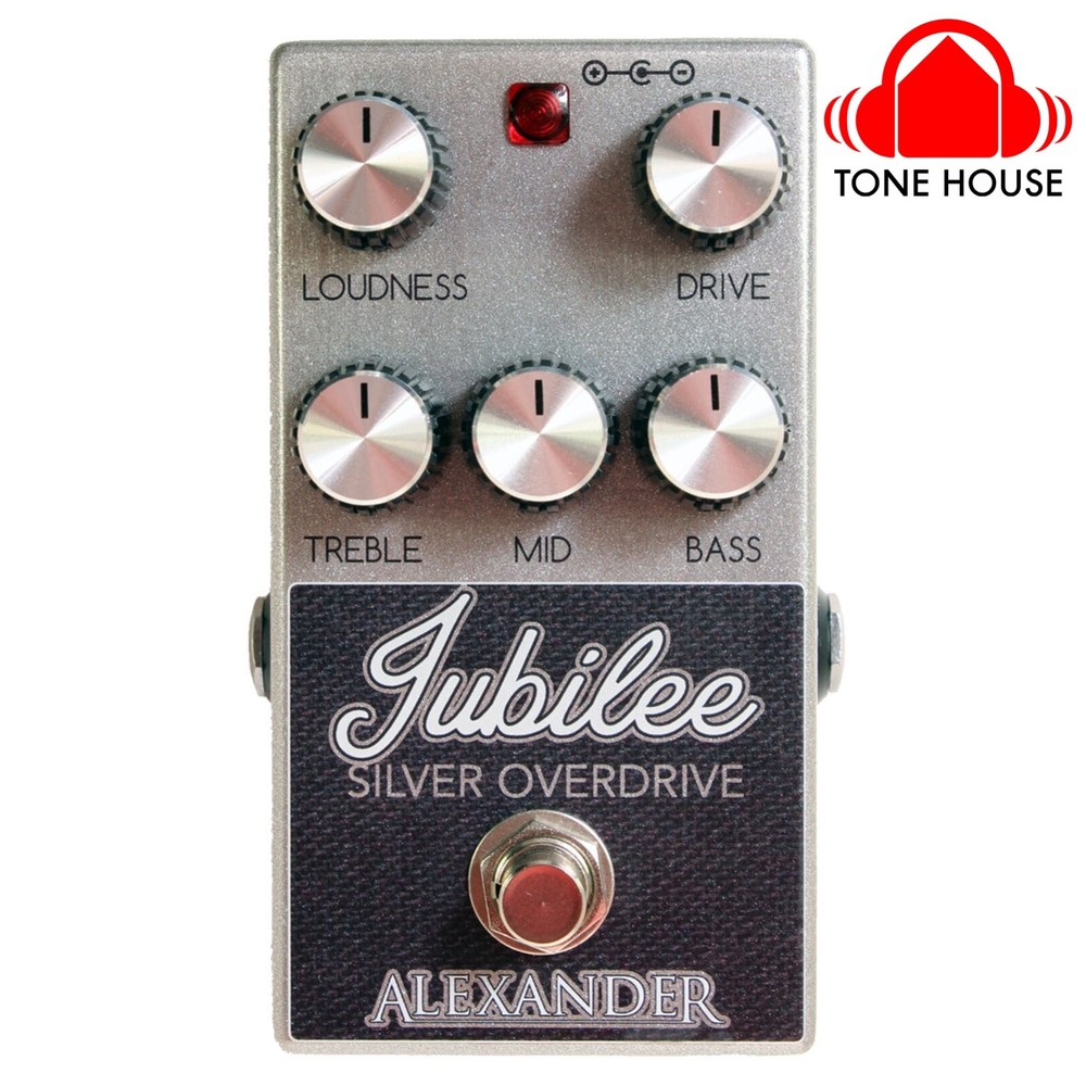 Alexander Jubilee Silver Overdrive Effect Pedal - New