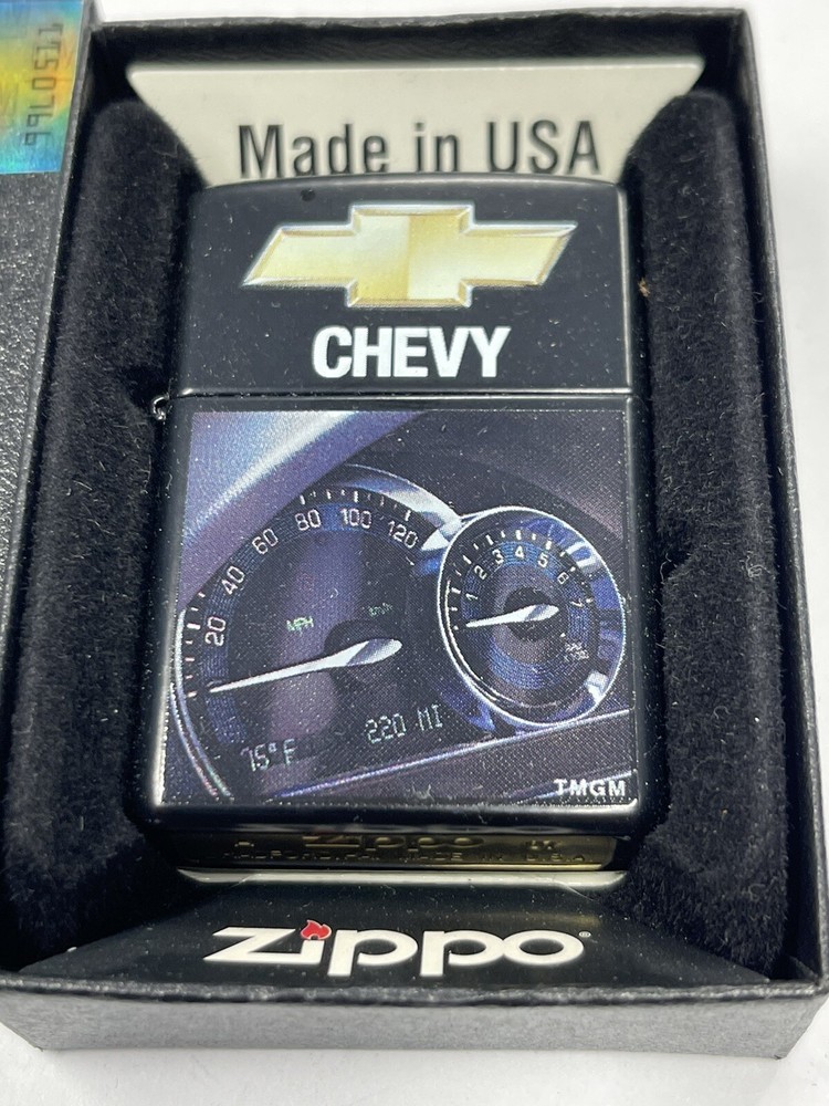 ZIPPO 2007 CHEVROLET CHEVY SPEEDOMETER LIGHTER SEALED BOX 906
