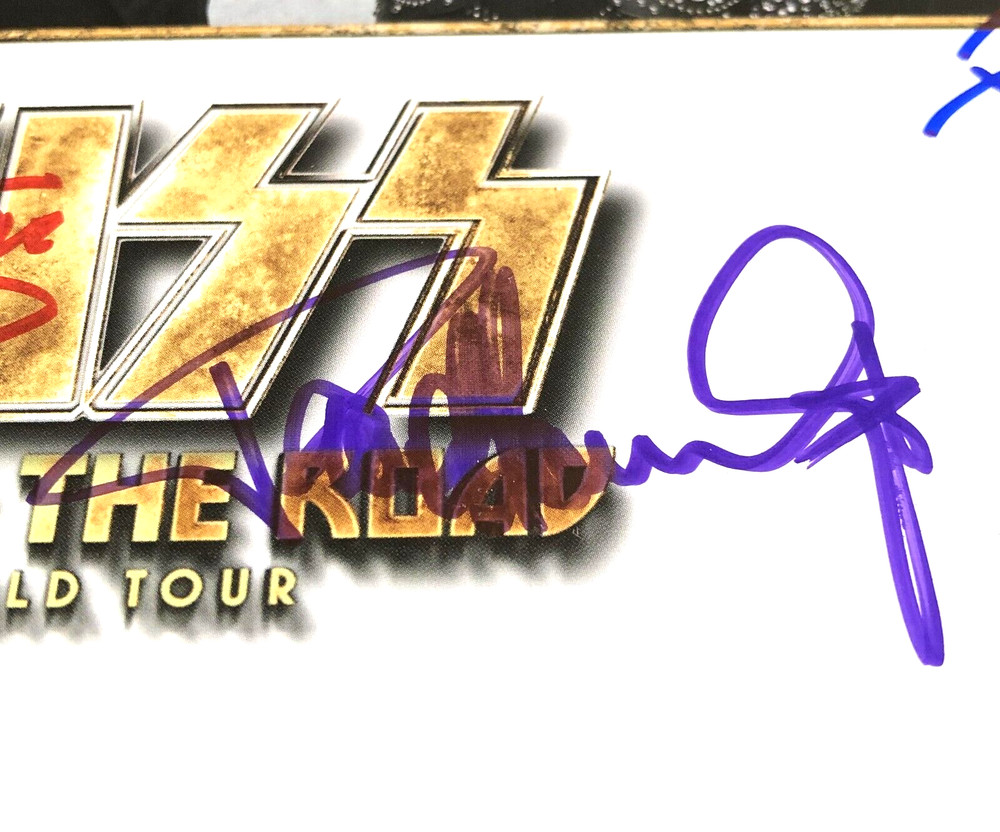 KISS " End Of The Road " Signed 8x10 photo VIP Autographed by All Four Members!!