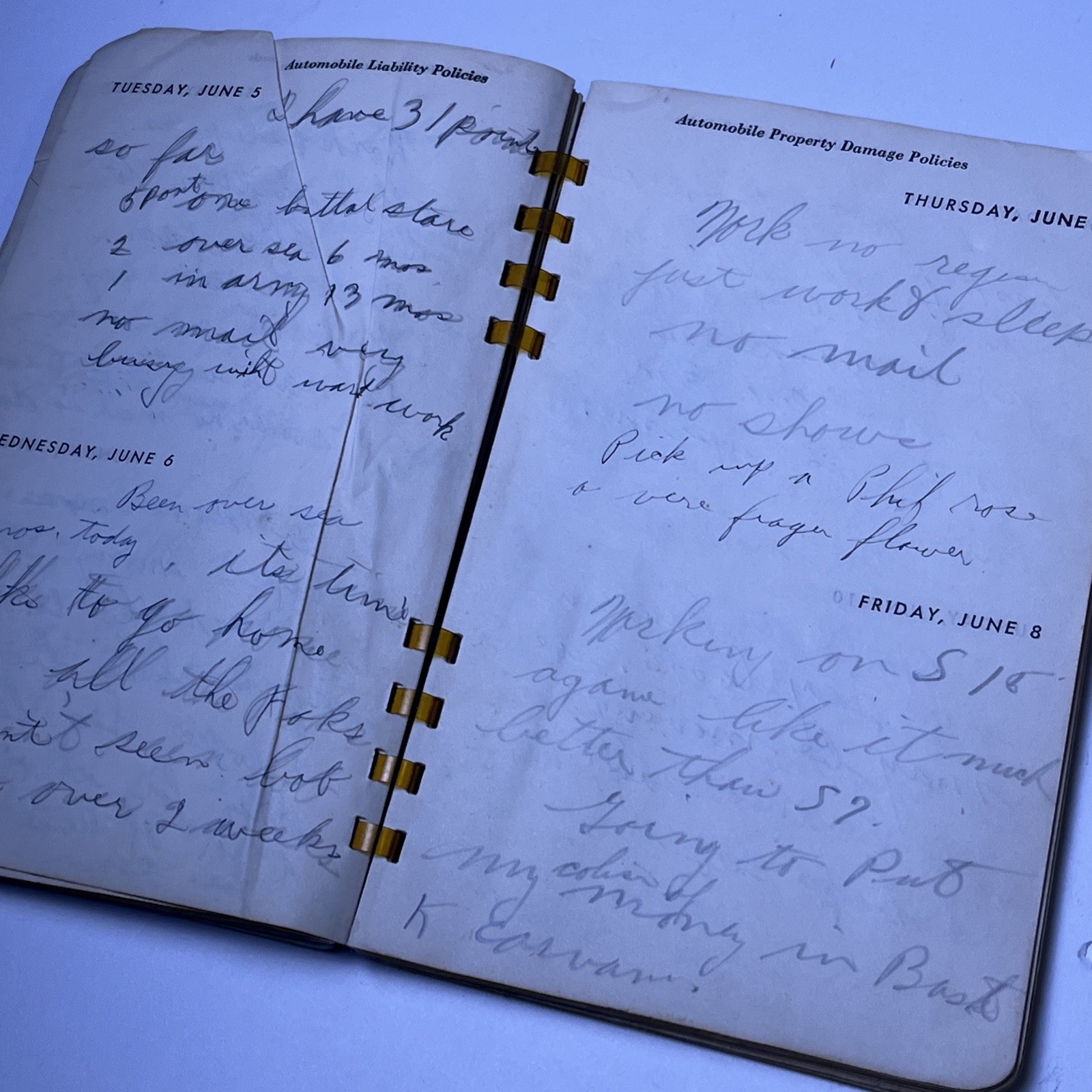 1945 US Navy Domain Of The Golden Dragon Membership Wallet Card WWII + Journal!!