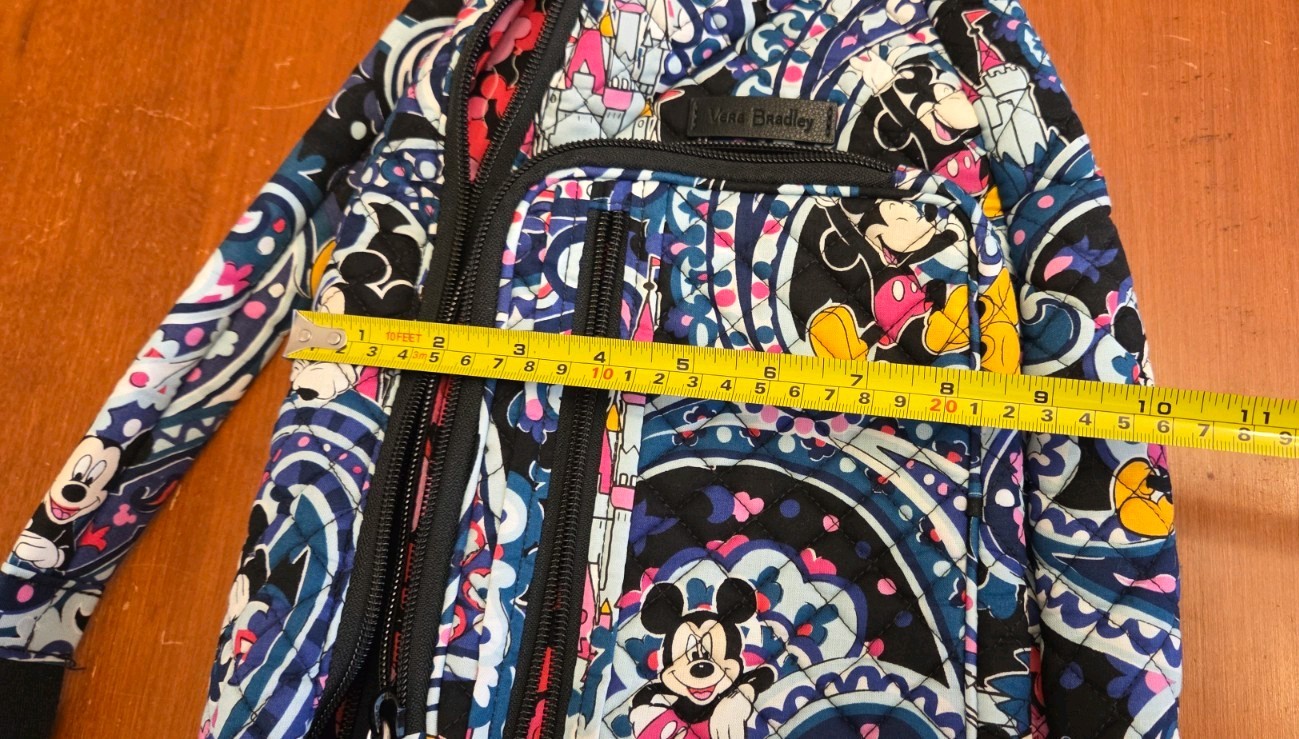 Disney Parks Vera Bradley Sling Backpack, Mickey’s Whimsical Paisley, See Photos