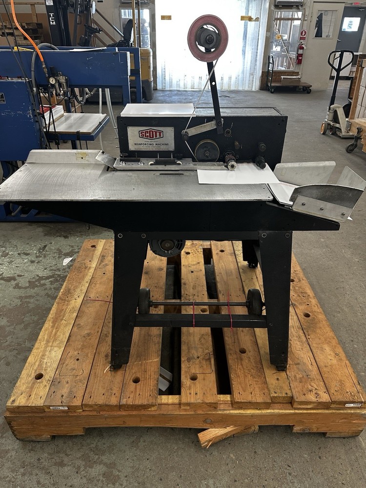 Scotty paper reinforcing Machine