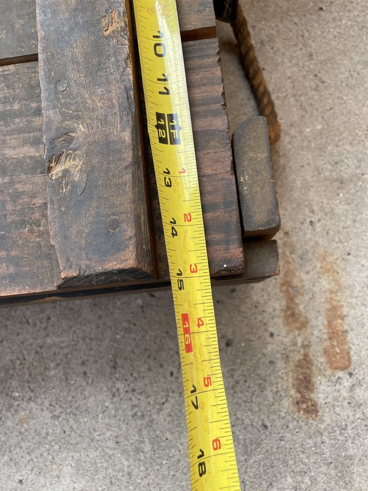 U.S. WWII World War Dated Haversack Demolition Explosive Wood Crate / Box & Lid