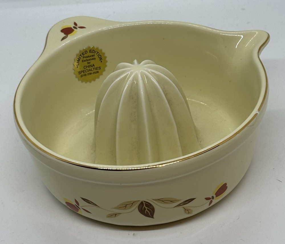 Commerative 60th Anniversary Autumn Leaf Fruit Juicer by Hall