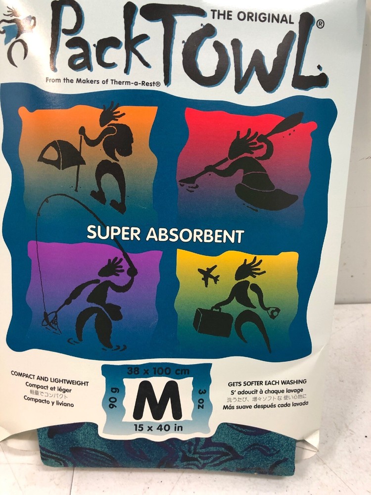 Packtowl Size M Blue Graphics