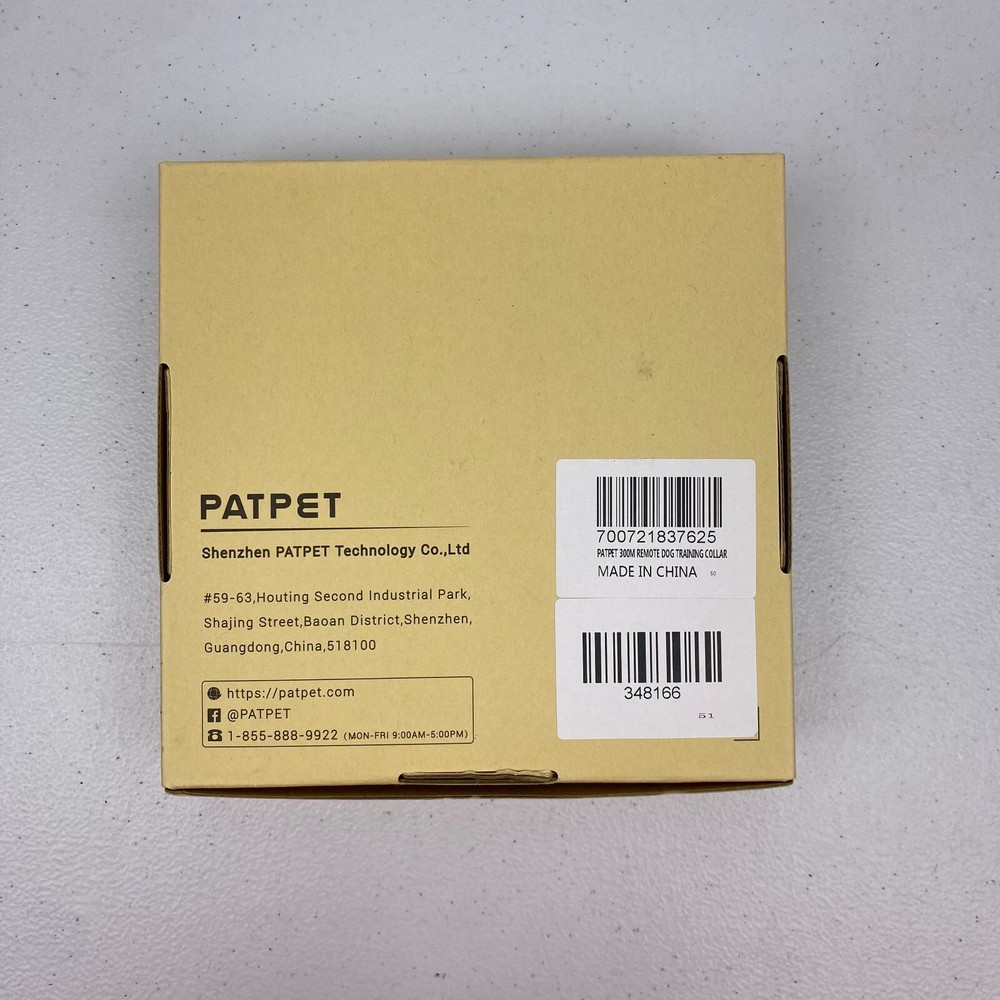 PATPET Dog Training Remote Shock Collar 6508 Smart Training Device