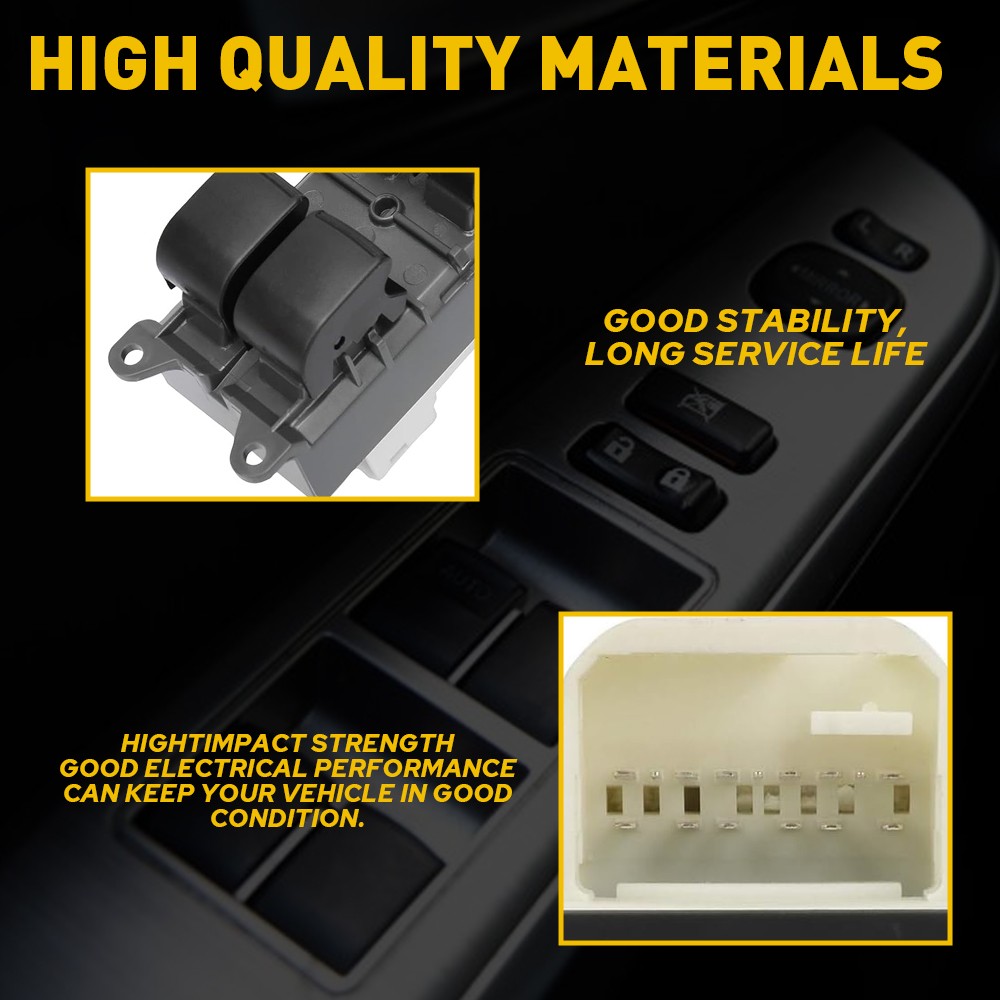 Left Driver Side Power Window Master Control Switch For 2007-2012 Toyota Tundra