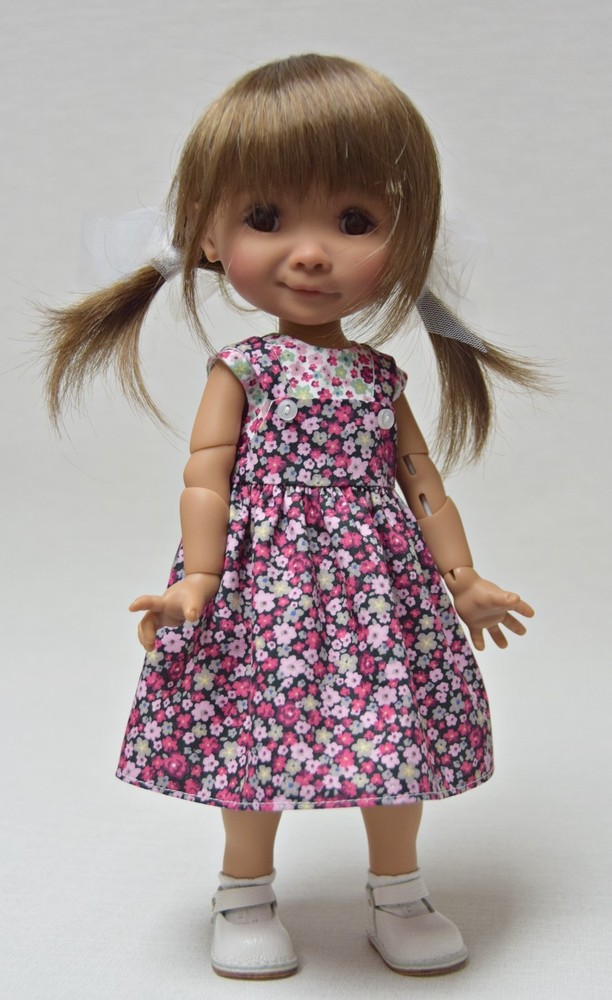 PDF Pattern&Tutorial - Top & Pinafore For Meadow Dumpling & Effner L'il Dreamer