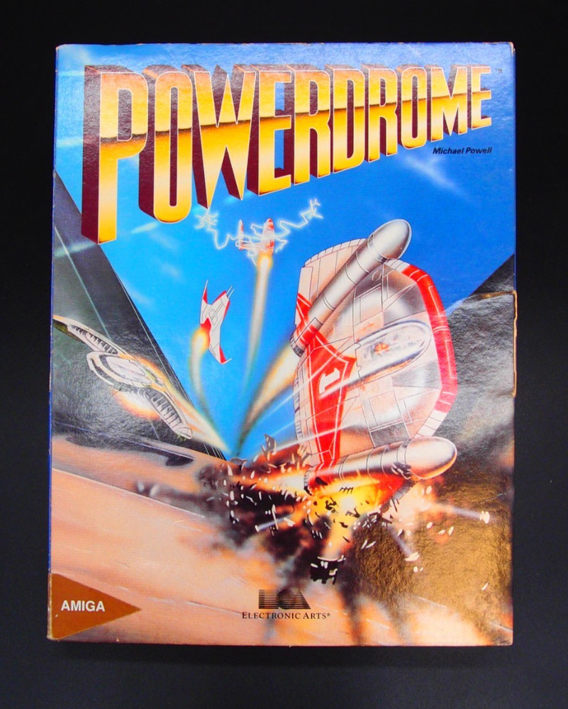 Powerdrome Commodore Amiga Complete / Box Electronic Arts