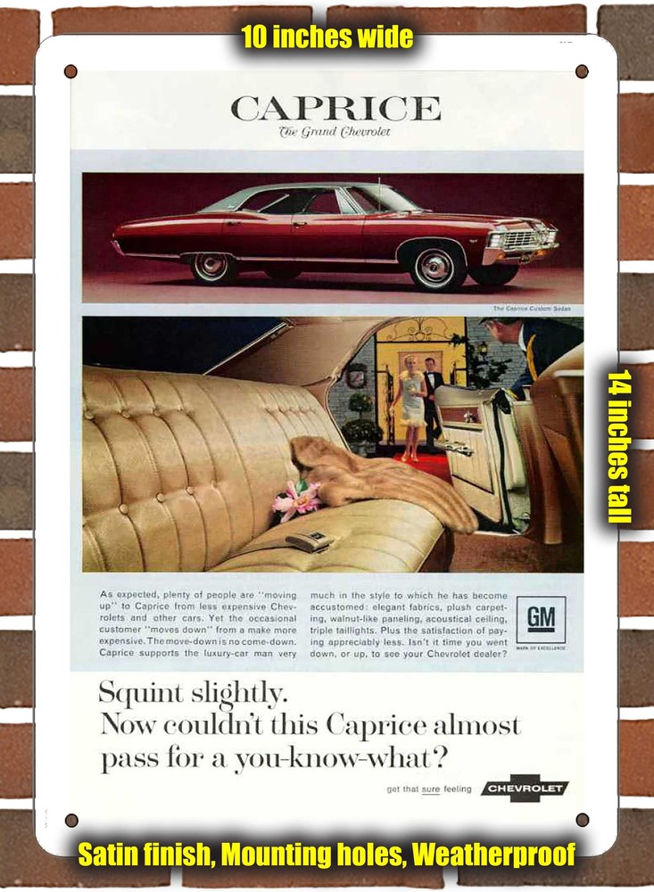 Metal Sign - 1967 Chevrolet Vintage Ad 10