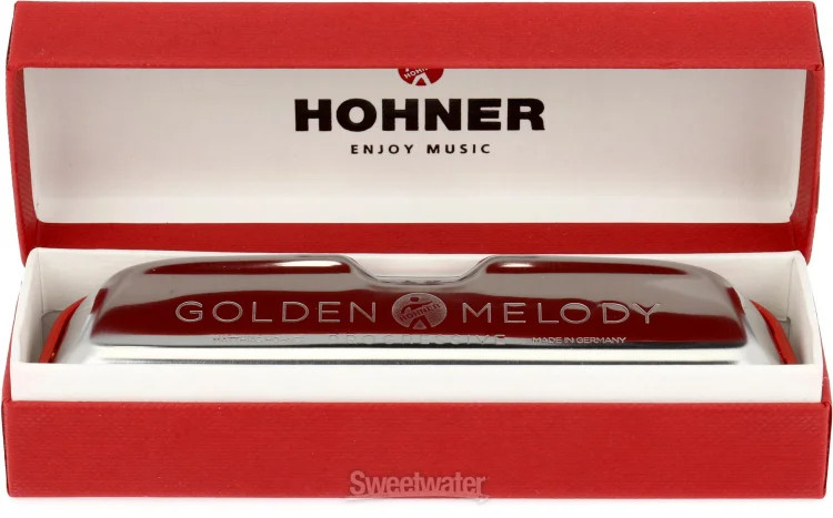 Hohner Golden Melody Harmonica - Key of F Sharp Version 2