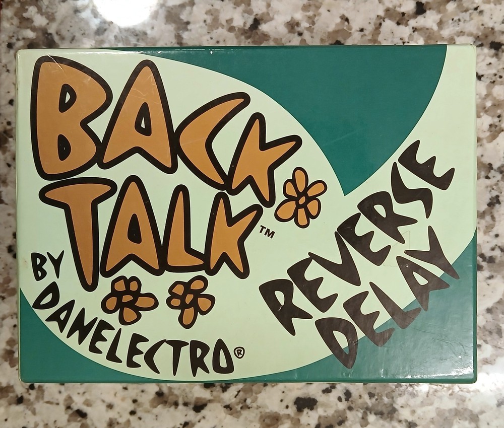 Danelectro Back Talk Reverse Delay Effects Pedal (Original, comes with box)