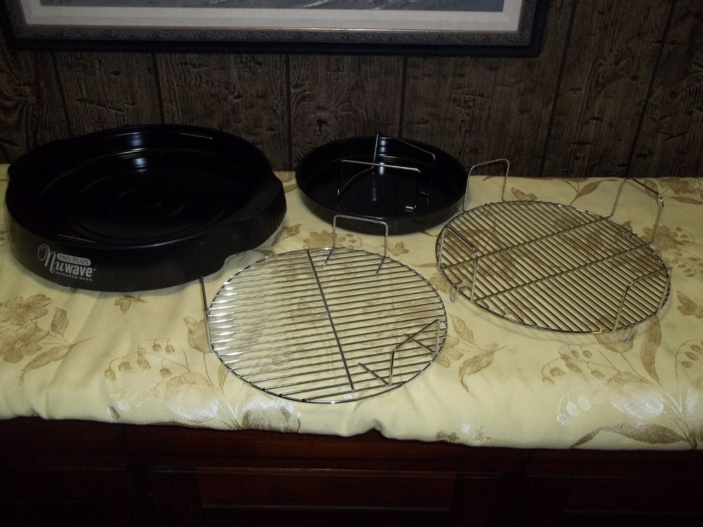 Nuwave Pro Plus Infrared Oven Replacement Grill Racks Set And Bottom Replacement