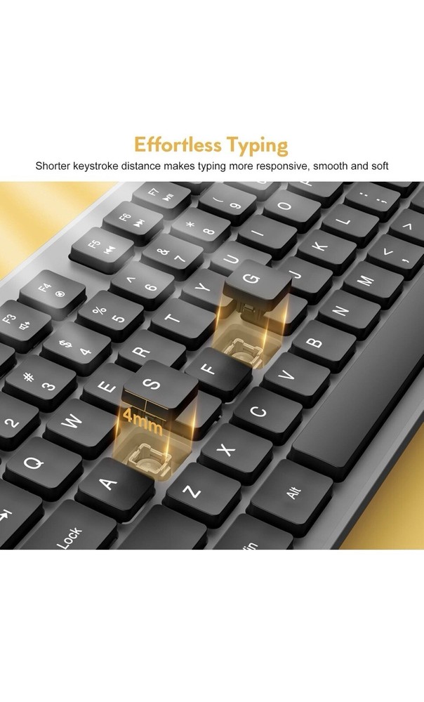 Wireless Keyboard & Mouse Combo Black | Plug & Play NEW IN BOX