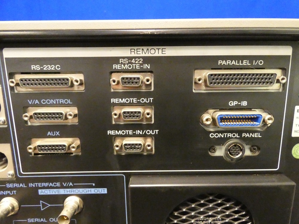 BTS DCR-18N D-2 Composite Digital Widemouth D2 Machine Sony DVR-18