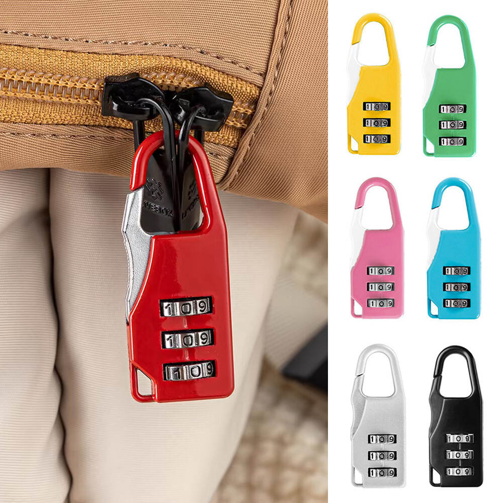 3 Digit Number Combination Pad Lock Padlock Outdoor Waterproof Lock Suitcase❥