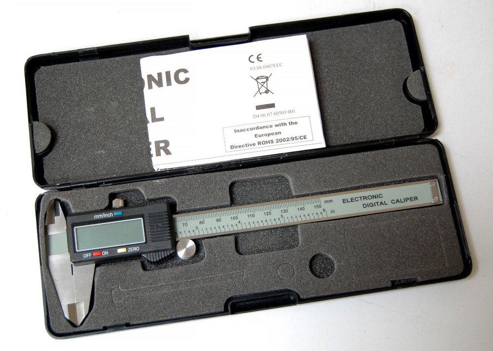Nesco NM9560A Digital Caliper 6" 150mm Case Instructions NICE!