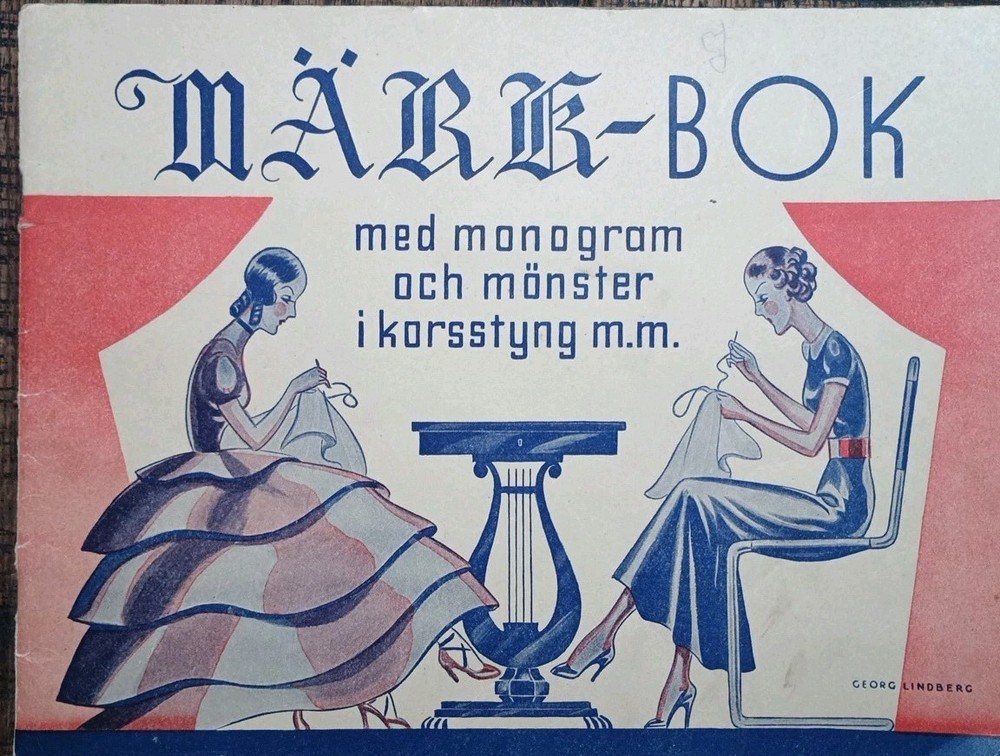 Sweden Vintage Embroidery Patterns Booklet