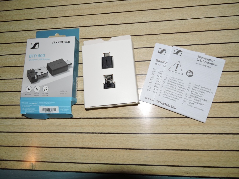 Sennheiser BTD 600 Bluetooth Receiver - Connect Headphones to PC / Mac