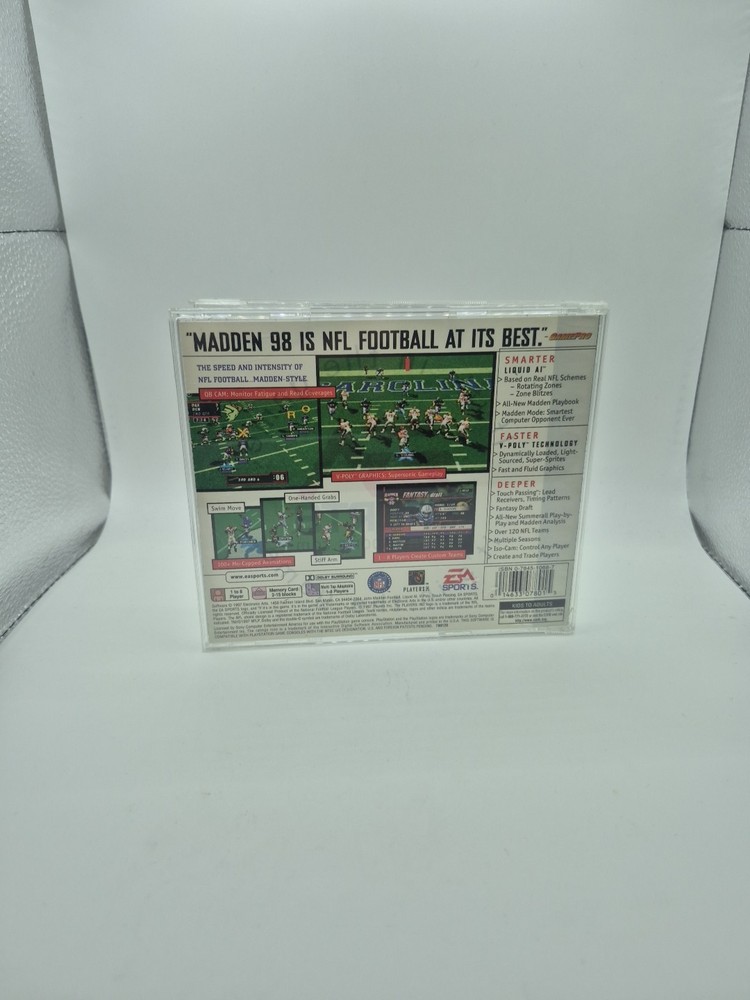 Madden NFL 98 PS1 (Case Only) - NO DISC