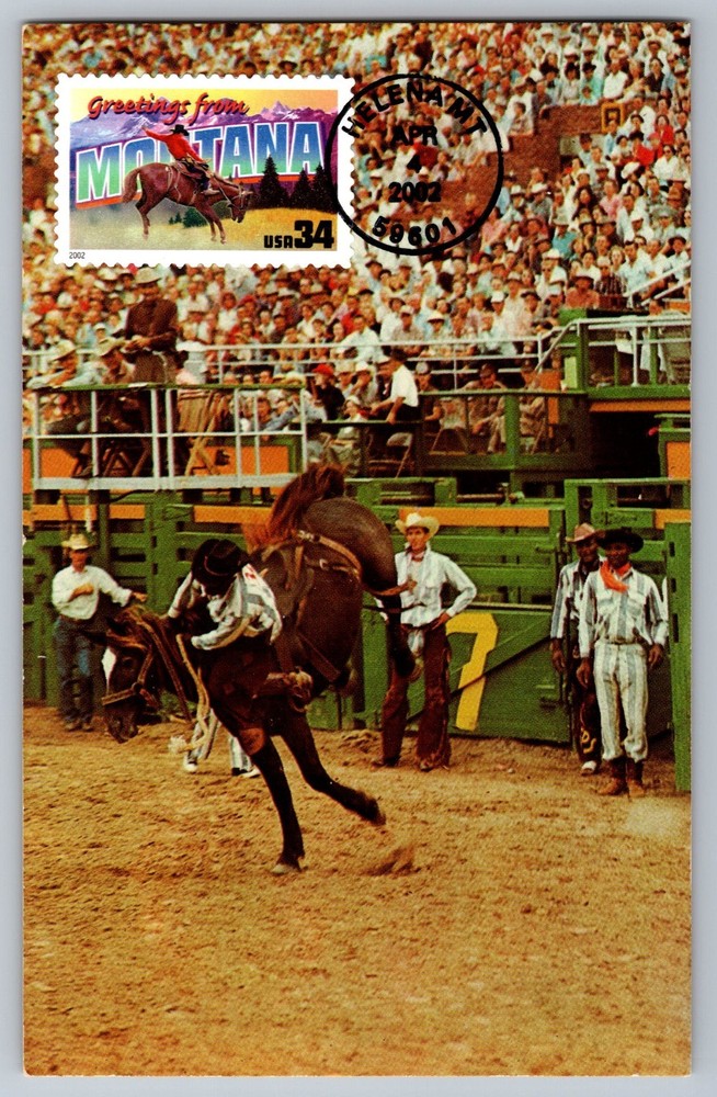 #3586 Greetings from Montana FDC Maxi Card