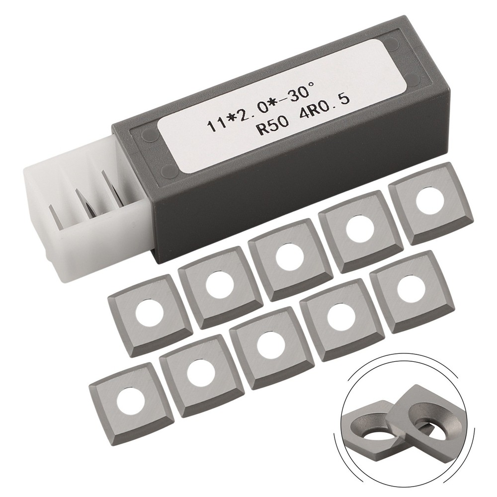 High Performance 10pcs Carbide Cutting Inserts 11x11x2mm for Woodworking