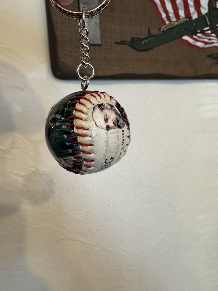 Gettysburg Mini Baseball Key Chain