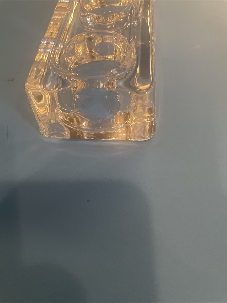 Crystal Glass Rectangular Tealight Bar( T-31)( T-35?)