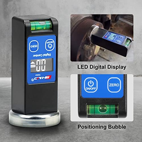 Wheel Alignment Tools Automotive -90° to +90°, Digital Camber Alignment with