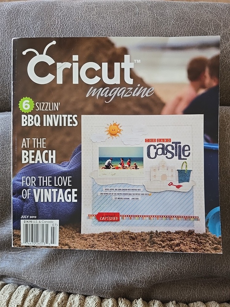 CRICUT MAGAZINES, JULY, AUGUST & SEPTEMBER 2012