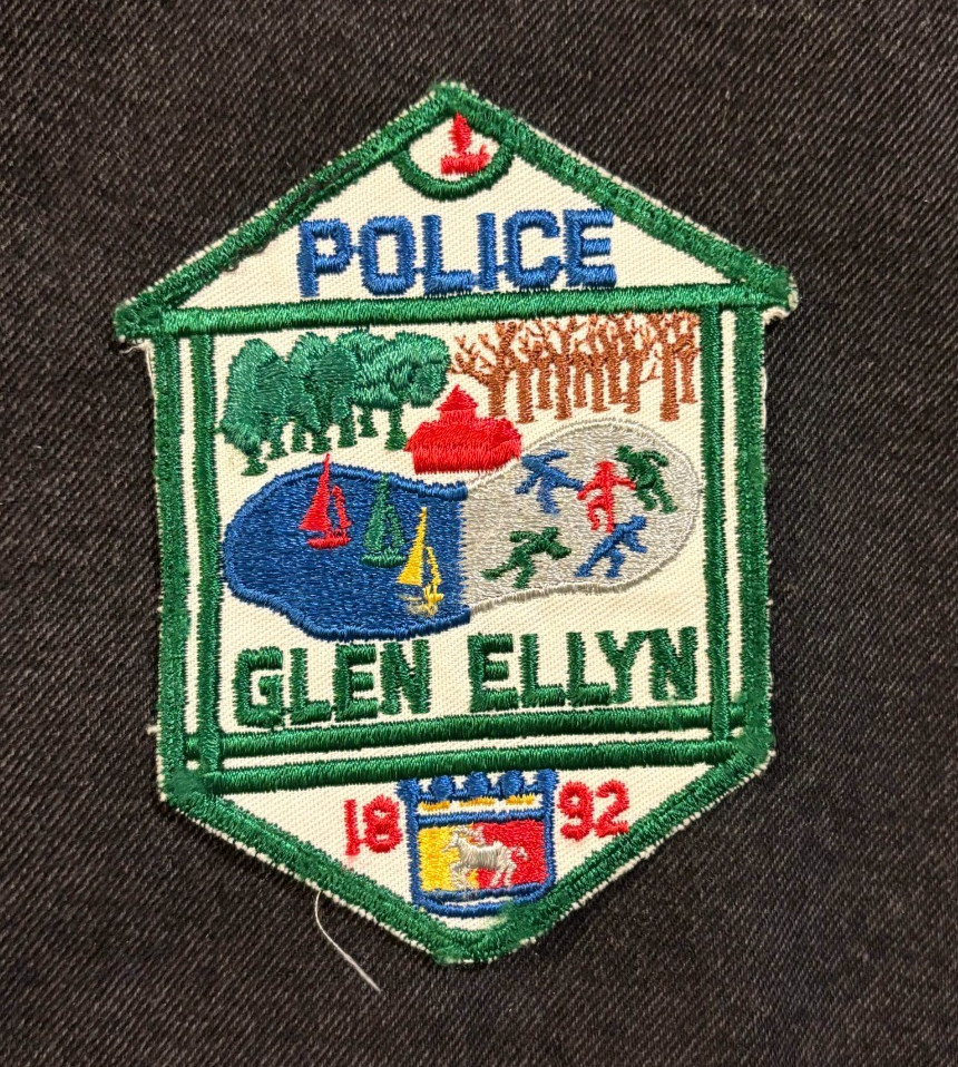GLEN ELLYN ILLINOIS IL POLICE PATCH