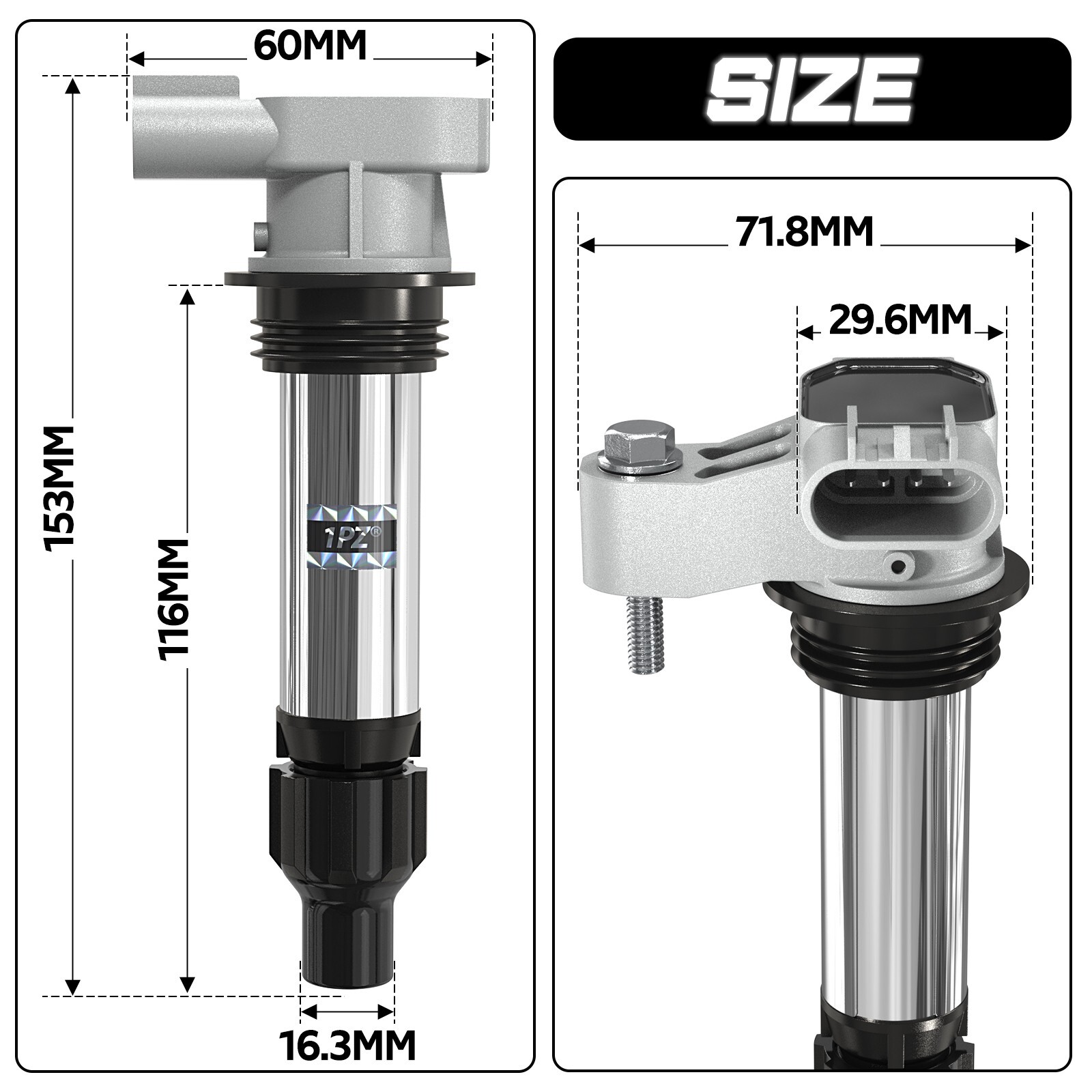 6x Ignition Coil & ACDelco Iridium Spark Plug For Cadillac GMC Chevy Buick UF569
