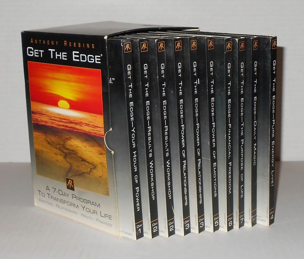Anthony Robbins Get The Edge A 7-Day Program Audio CD Course Transform Your Life
