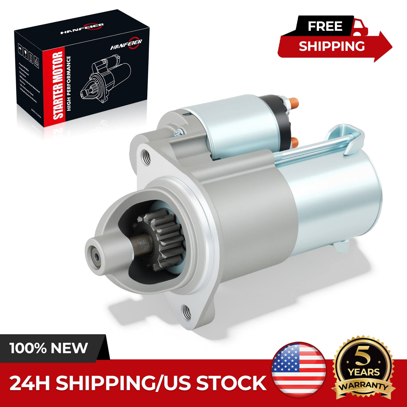 19301N Starter For Hyundai Elantra 2017-2020 Tucson 2014-2020 Kona Elantra GT