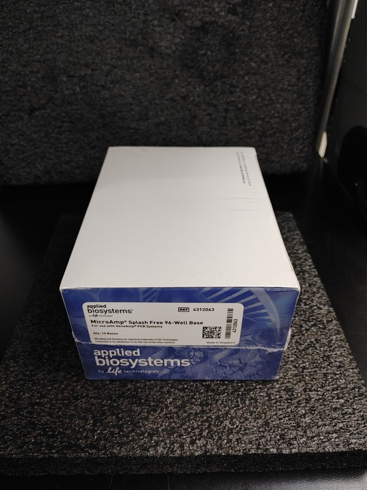 10 Box APPLIED BIOSYSTEMS 4312063 MicroAmp Splash Free 96 Well Base