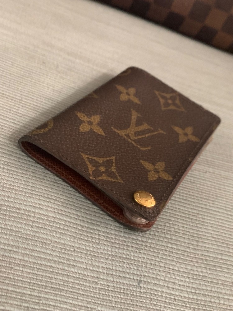 Authentic Vintage Louis Vuitton Monogram Pression Cards Case !