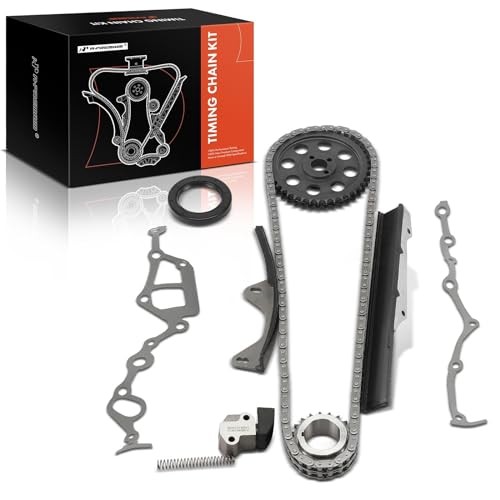 6PCS Engine Timing Chain Kit W/Sprocket & Tensioner & Guide Compatible with