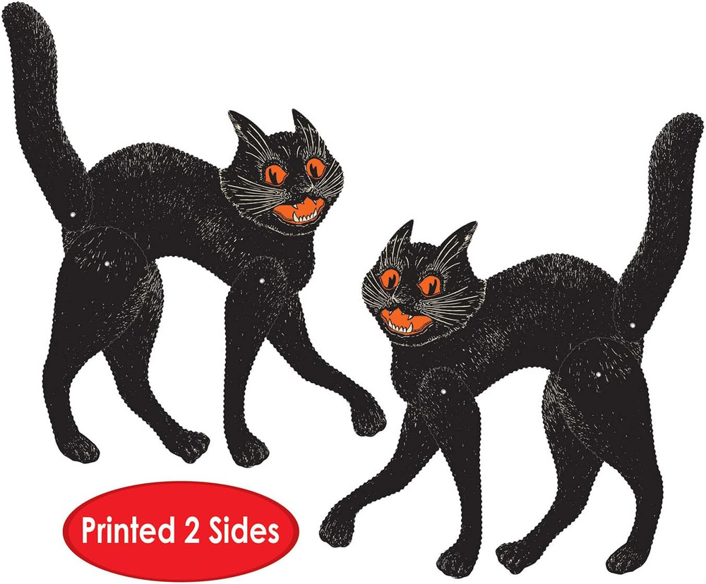 Jointed Scratch Cat - Black