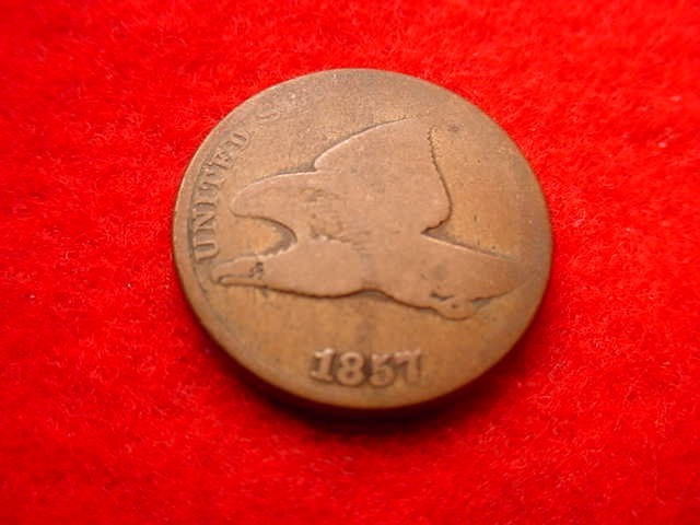 1857 FLYING EAGLE CENT GREAT COIN!!   #90